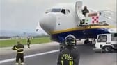 Drr Pannenflieger auf der Landebahn: Der Flughafen musste vorerst den Betrieb einstellen.