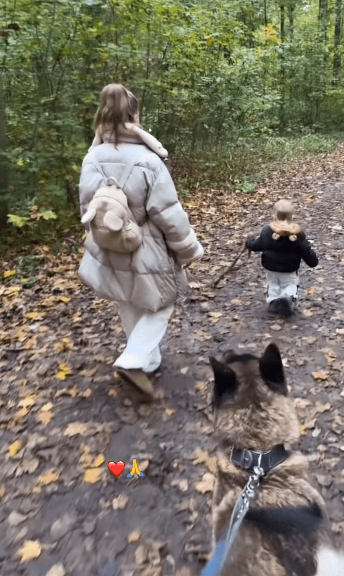 Pietro Lombardi zeigt sich bei einem Spaziergang mit seiner Familie.