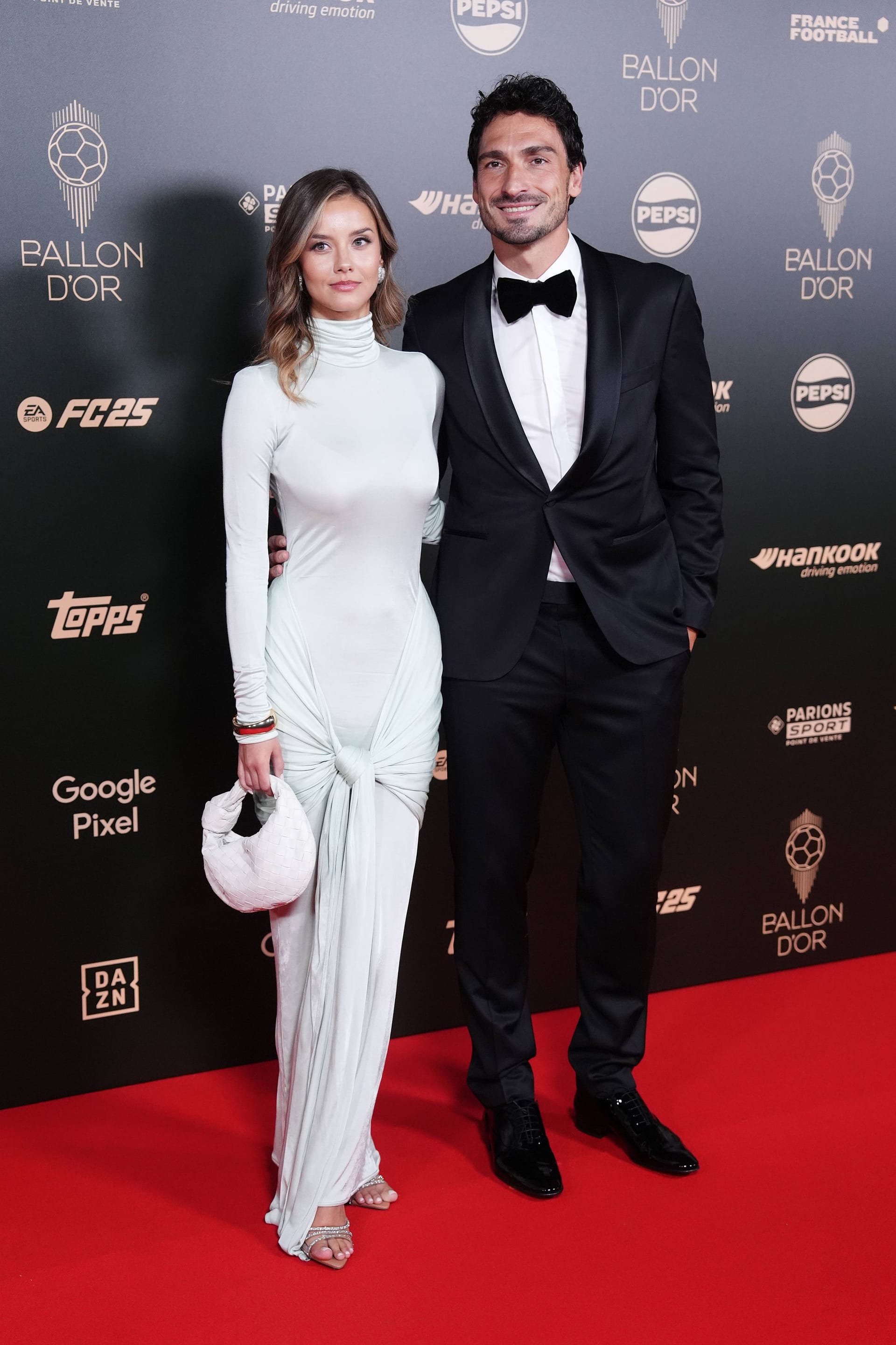 Mats Hummels und Nicola Cavanis beim Ballon d'Or.