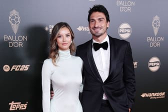 Mats Hummels und Nicola Cavanis beim Ballon d'Or.