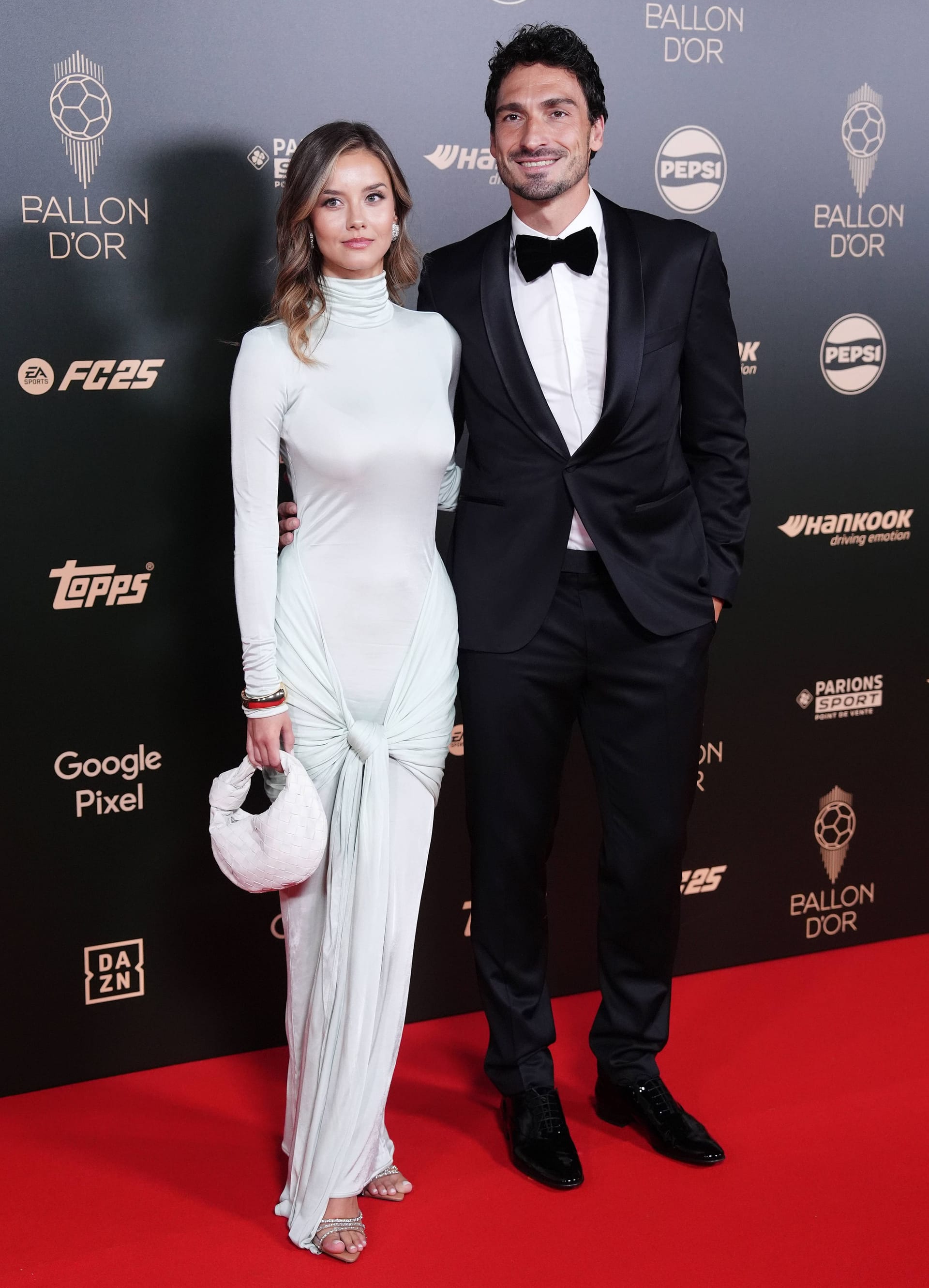 Mats Hummels und Nicola Cavanis beim Ballon d'Or.