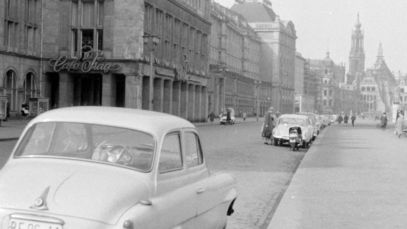 Blick auf das Café Prag aus dem Jahr 1963: