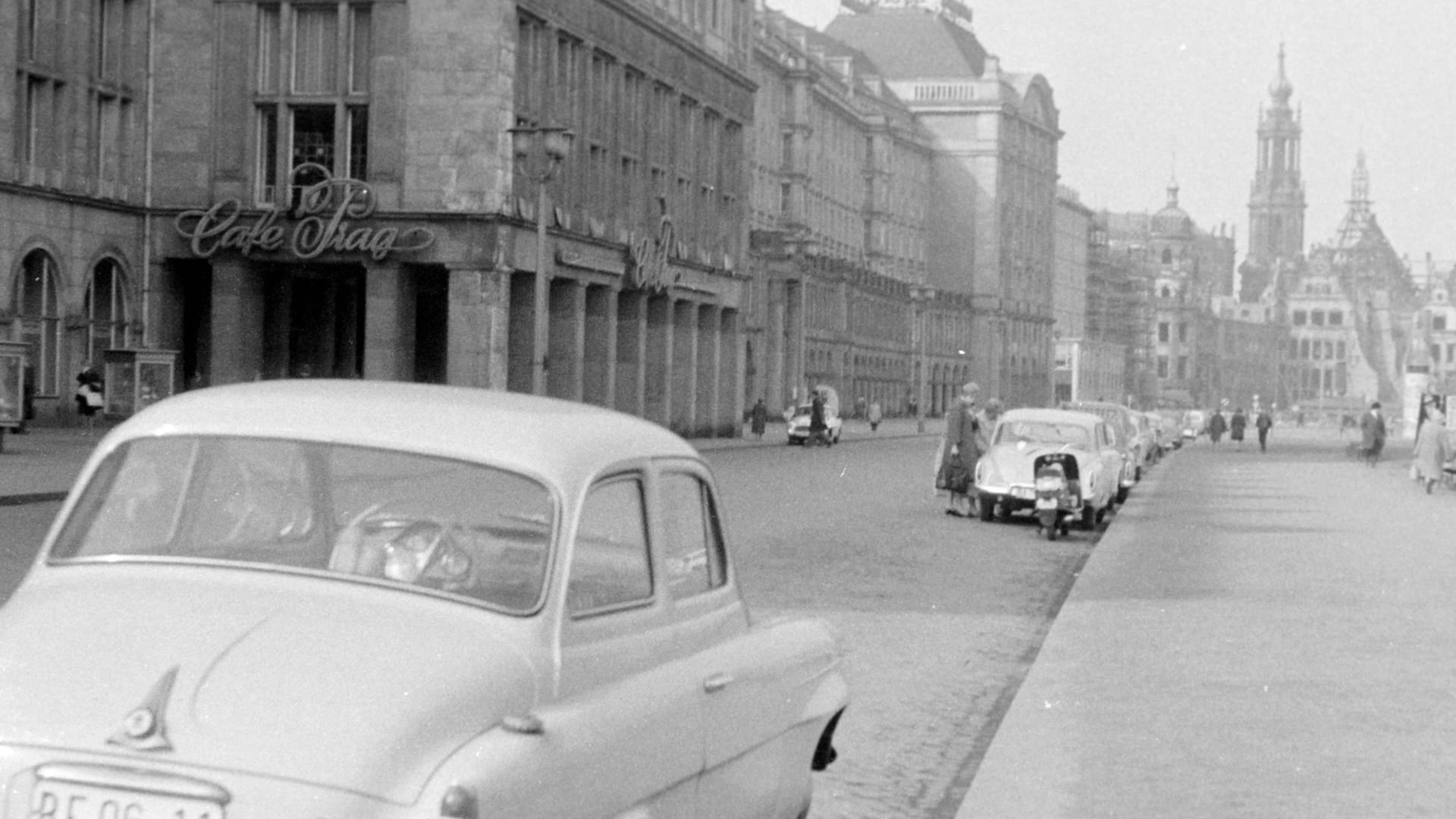 Blick auf das Café Prag aus dem Jahr 1963: