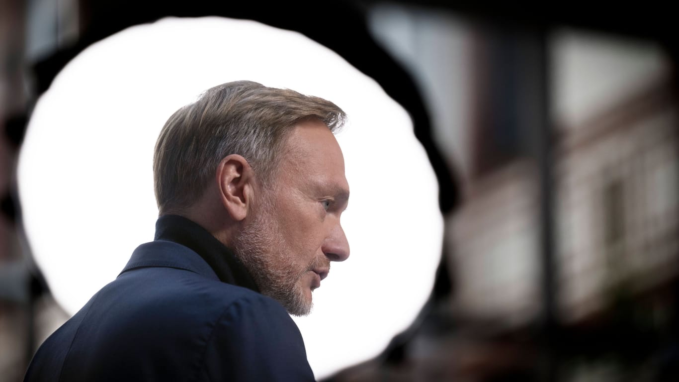 Christian Lindner in der Parteizentrale der FDP in Berlin (Archivbild).