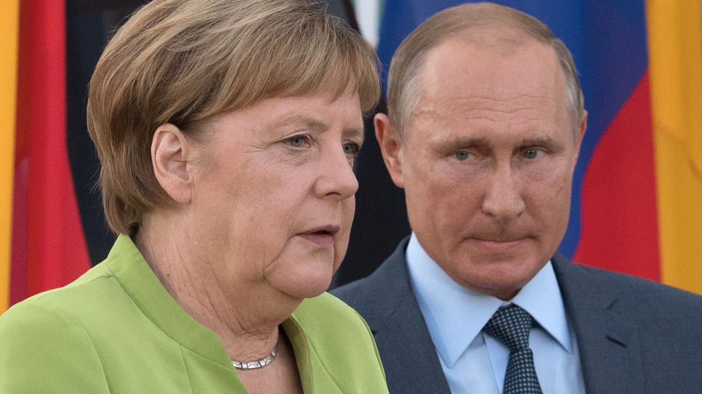 Angela Merkel und Wladimir Putin (Archivbild): Deutschland setzte in seiner Russlandpolitik stark auf Hoffnung.