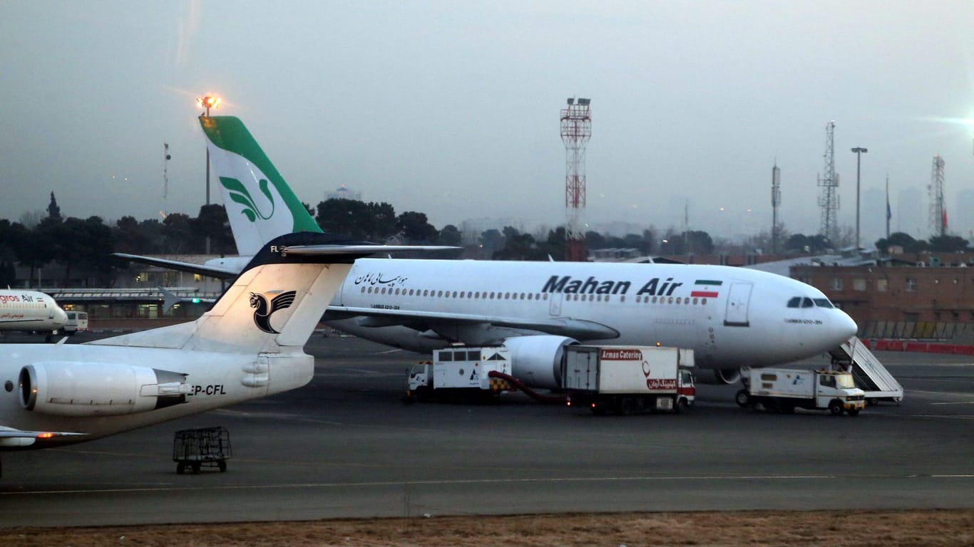 Flugzeug der iranischen Fluggesellschaft Mahan Air