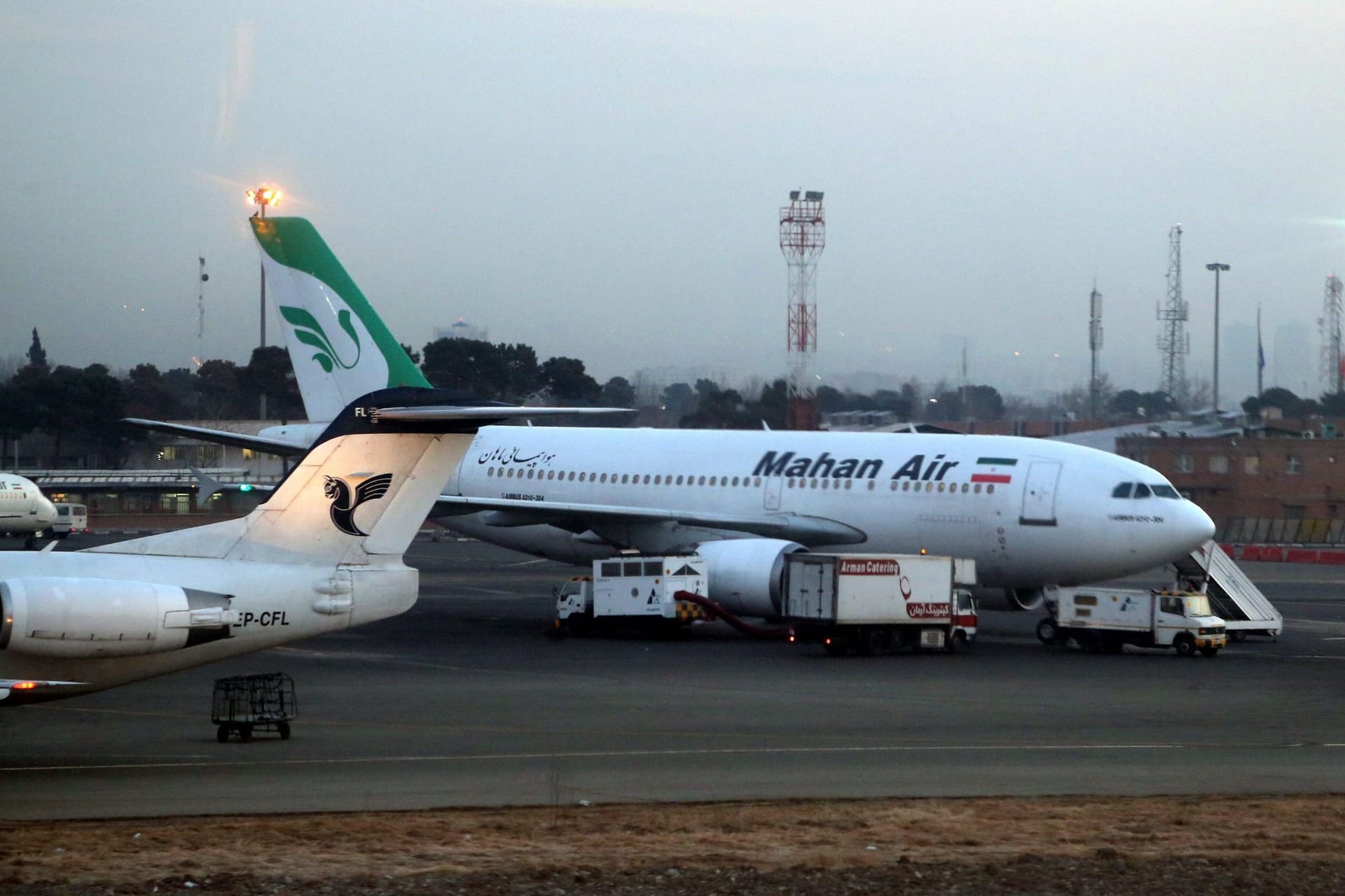 Flugzeug der iranischen Fluggesellschaft Mahan Air