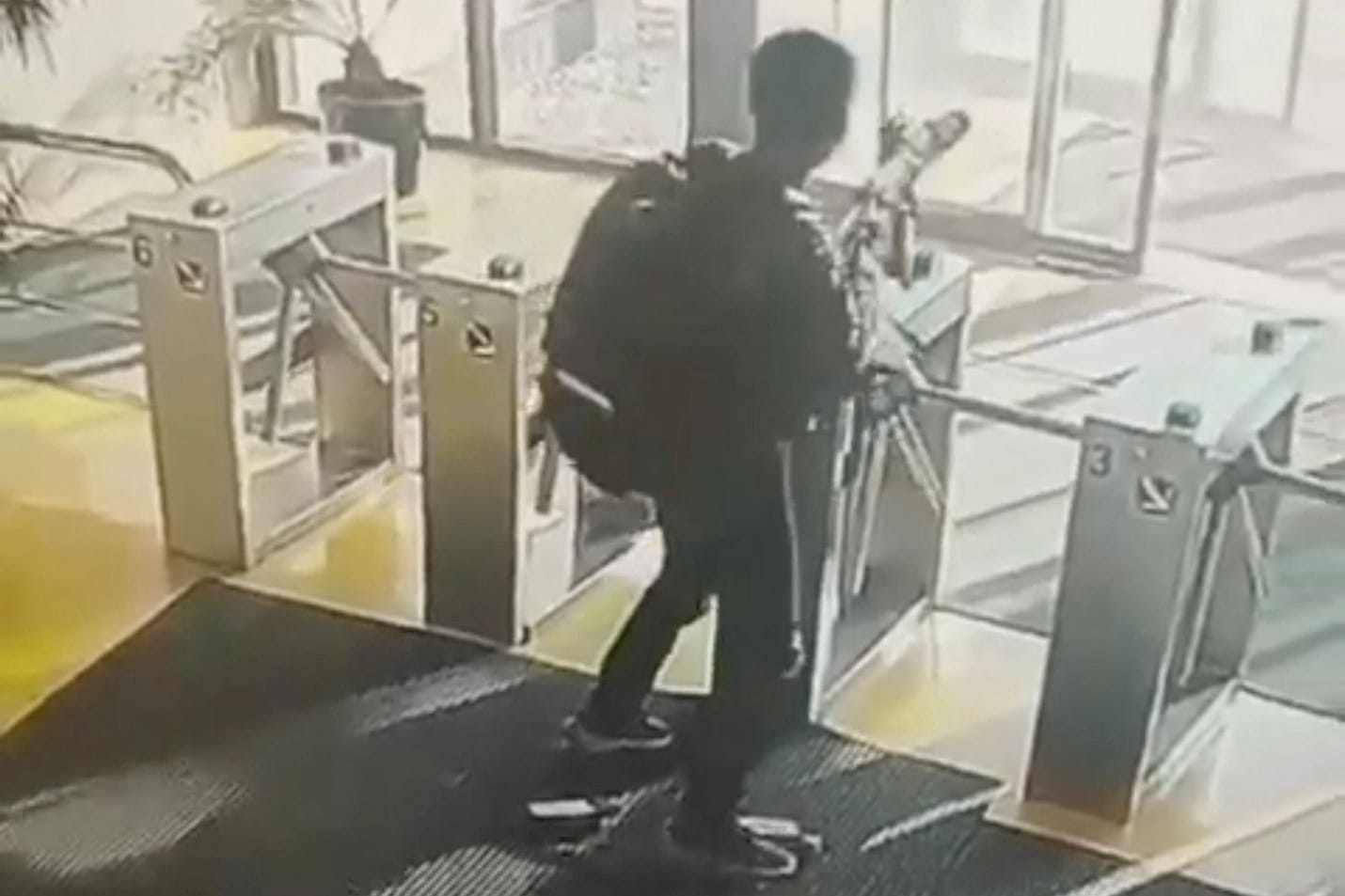 CCTV shows gunman inside Turkish state aviation company HQ