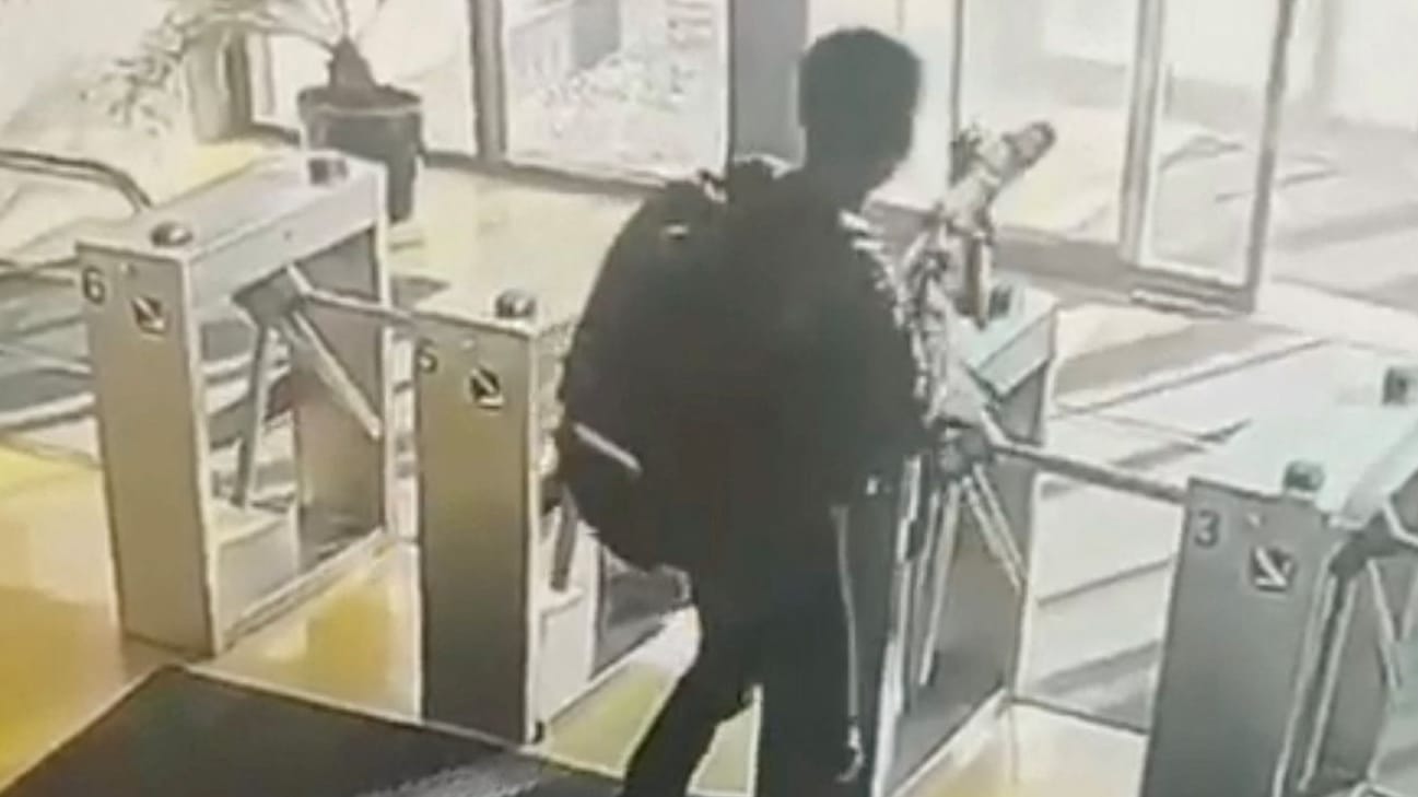 CCTV shows gunman inside Turkish state aviation company HQ
