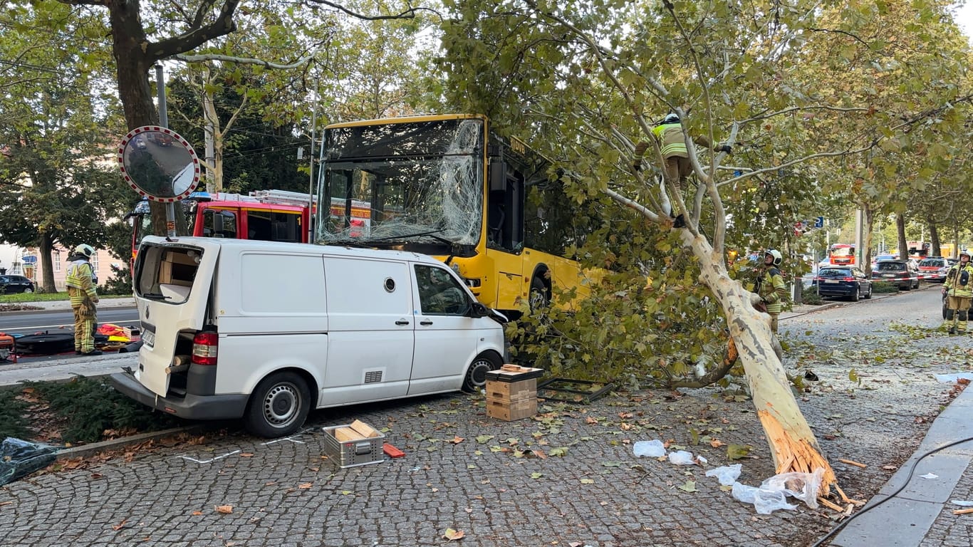 Busunfall in Dresden