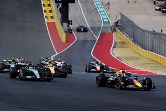 Max Verstappen an der Spitze: Im Sprint von Austin ließ der Weltmeister nichts anbrennen.