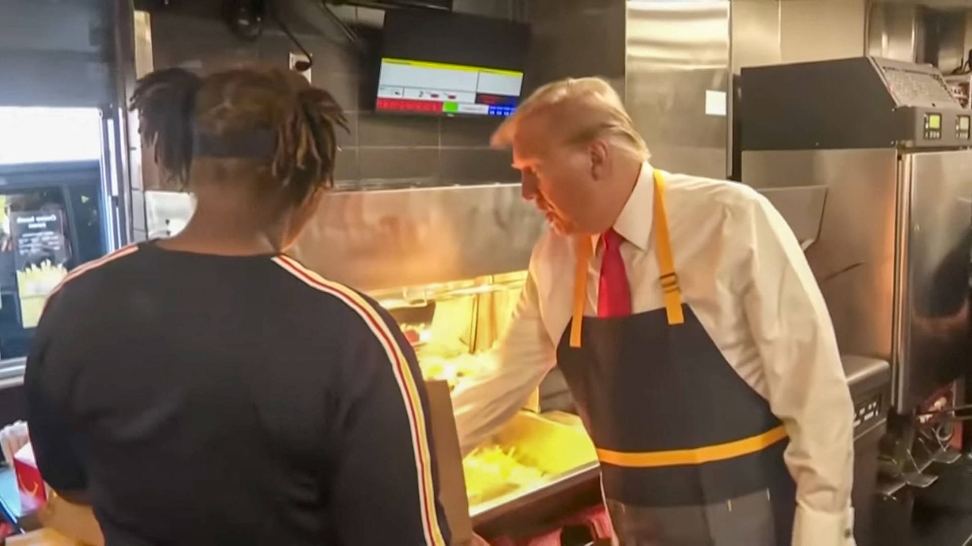 Donald Trump: Der Republikaner warb bei McDonalds für sich.