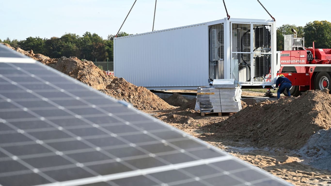 Batteriespeicher für Solarpark