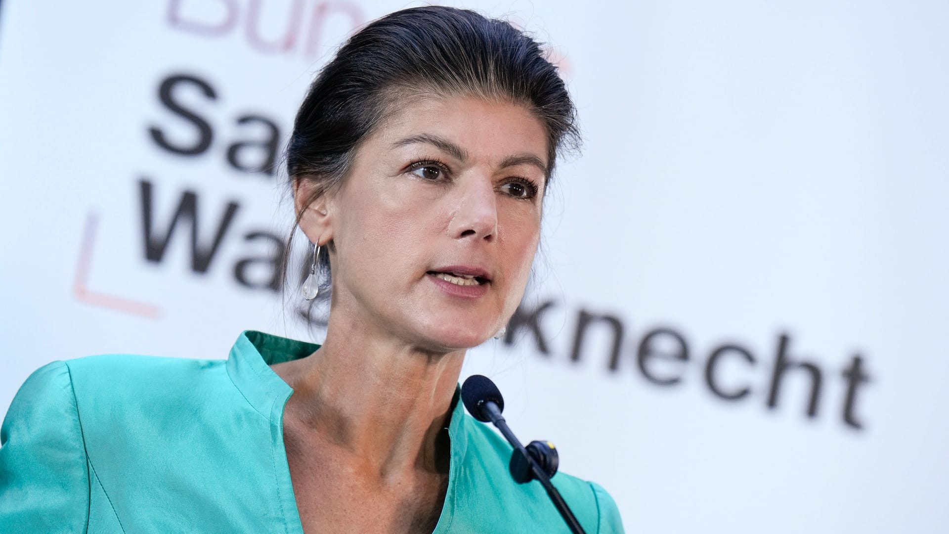 Die Parteivorsitzende Sahra Wagenknecht (Archivbild): Sie will der AfD nicht prinzipiell Posten verweigern.