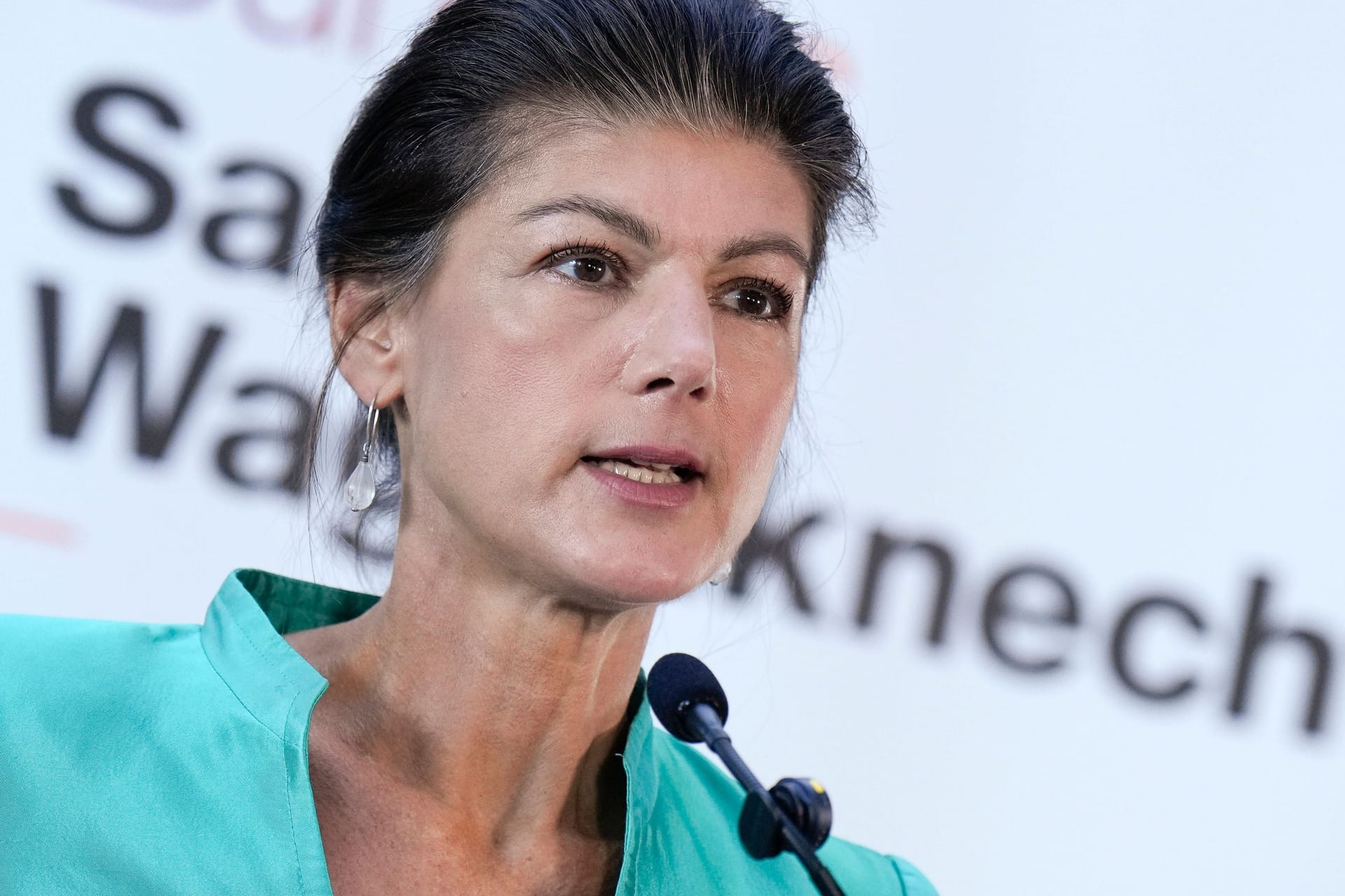 Die Parteivorsitzende Sahra Wagenknecht (Archivbild): Sie will der AfD nicht prinzipiell Posten verweigern.