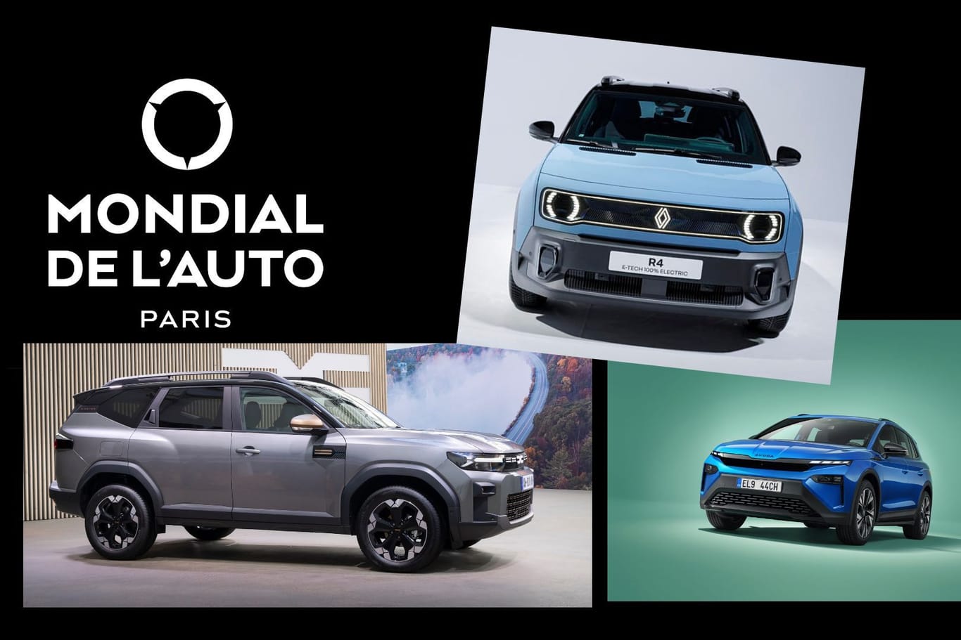 Neuheiten in Paris: 2024 sind Hersteller wie Dacia, Renault und Skoda dabei.