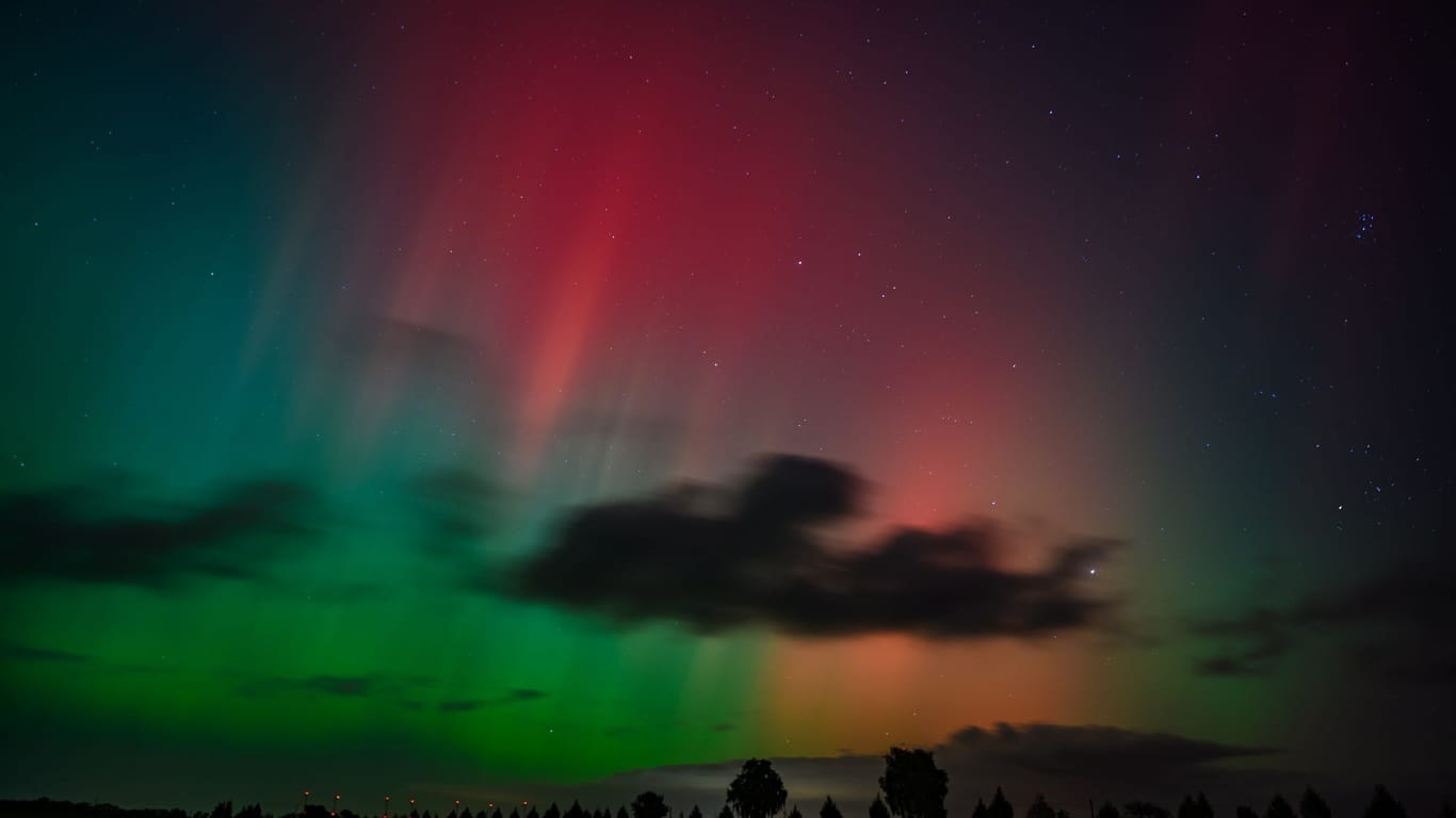 Polarlichter über Brandenburg