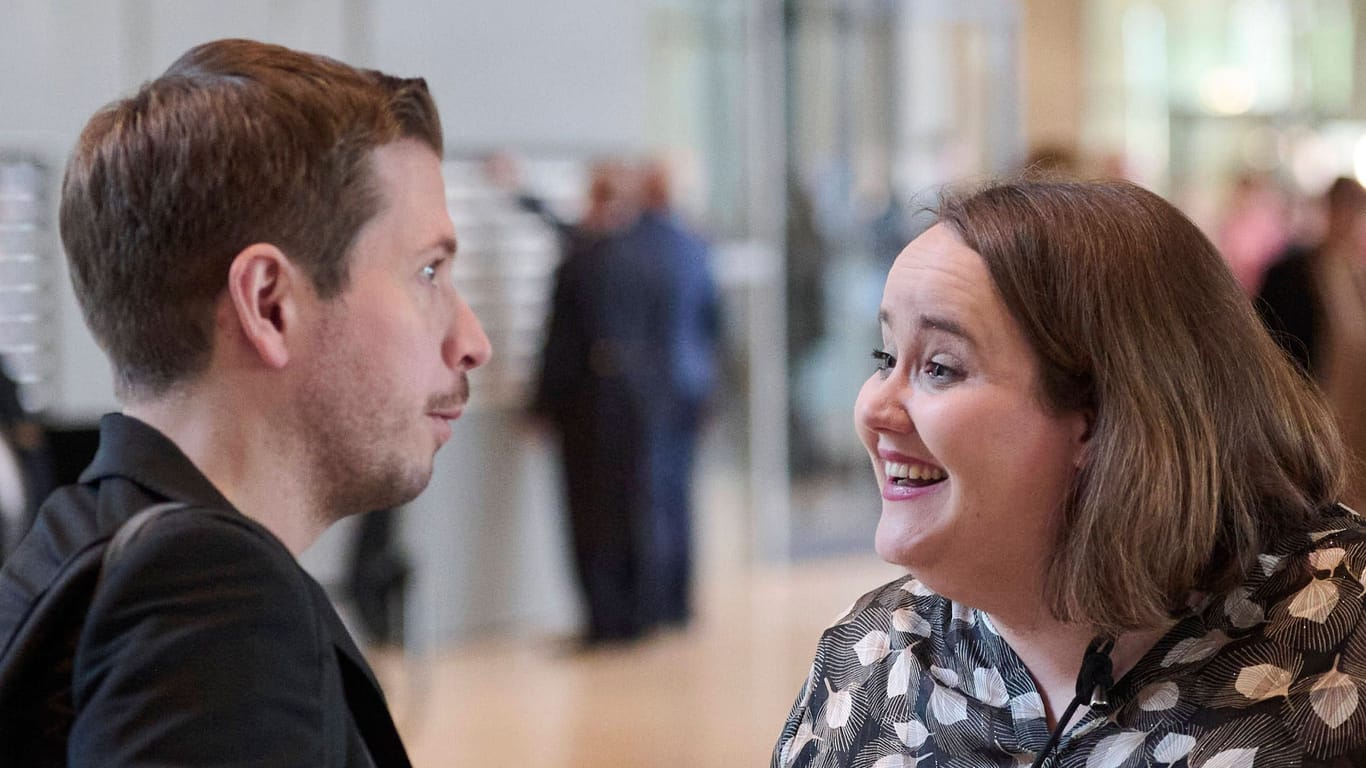 Kevin Kühnert und Ricarda Lang: Die jungen Politiker gaben kürzlich ihre Ämter auf.