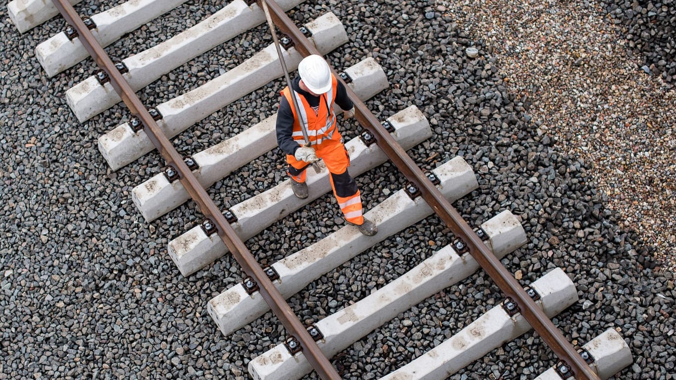 Bauarbeiten der Deutschen Bahn