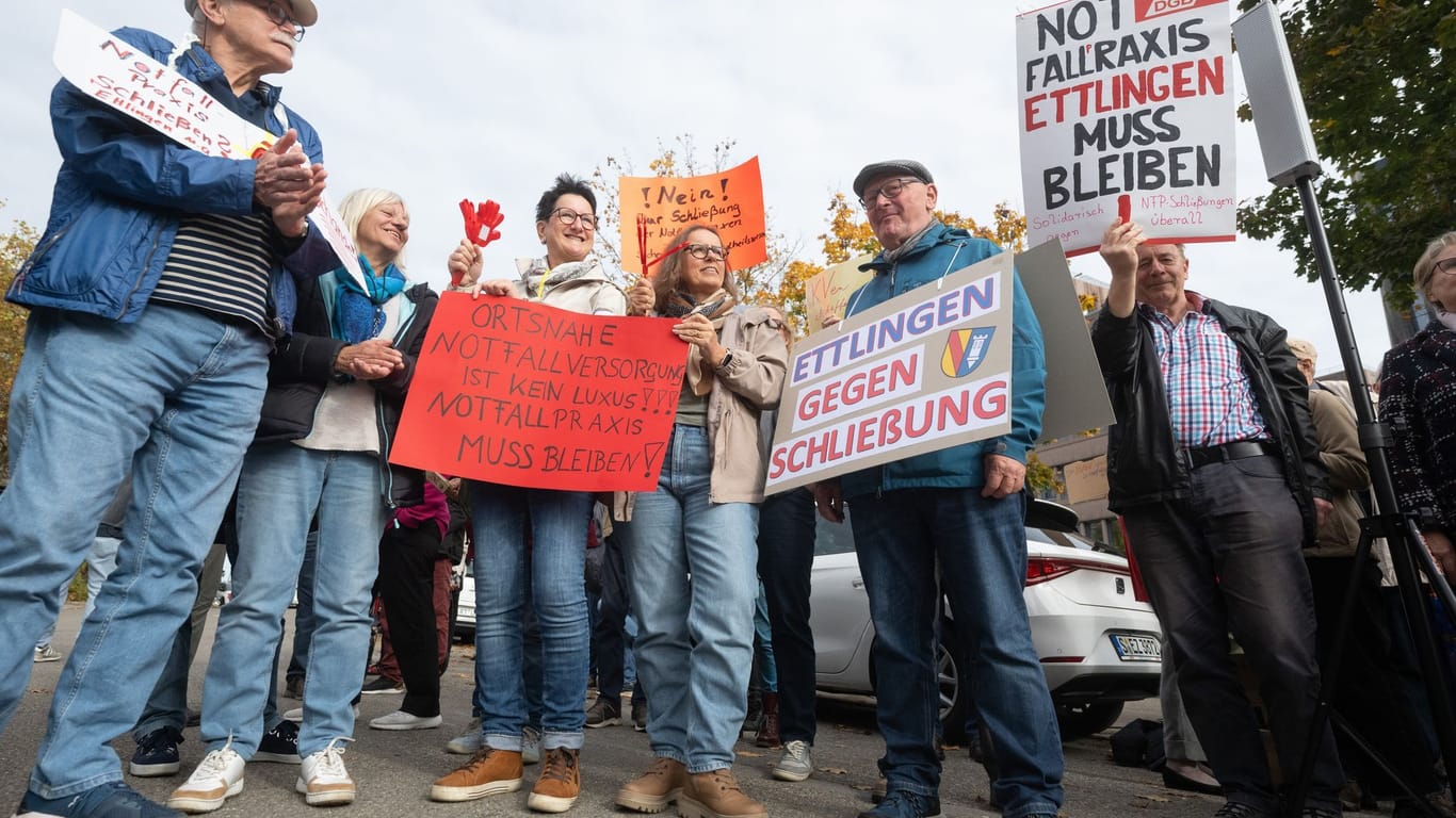 Protest zu Neuordnung der Notfallpraxen