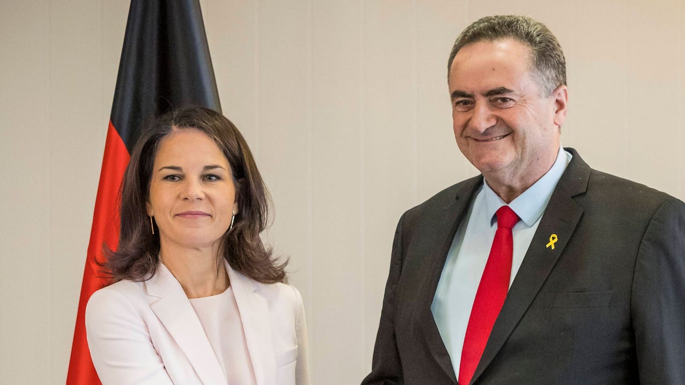 Außenminister unter sich: Annalena Baerbock (l.) und Israel Katz bei einem Treffen im September.