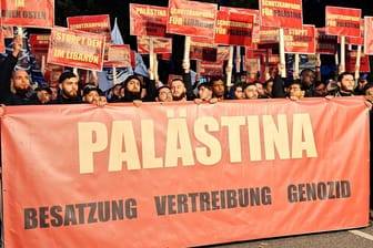 Mehr als 1.000 Menschen haben am Steindamm demonstriert: Aufgerufen hatte die extremistische Gruppe "Muslim Interaktiv".