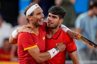 Rafael Nadal und Carlos Alcaraz