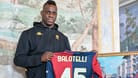 Mario Balotelli: Der 34-Jährige spielt ab sofort in Genua.