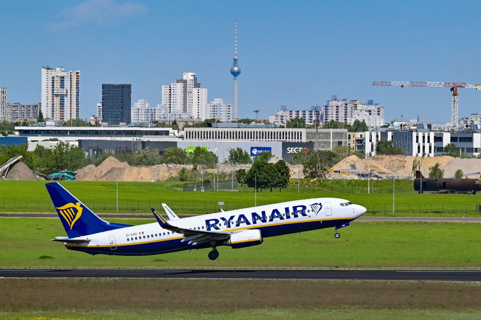 Abflug von Ryanair