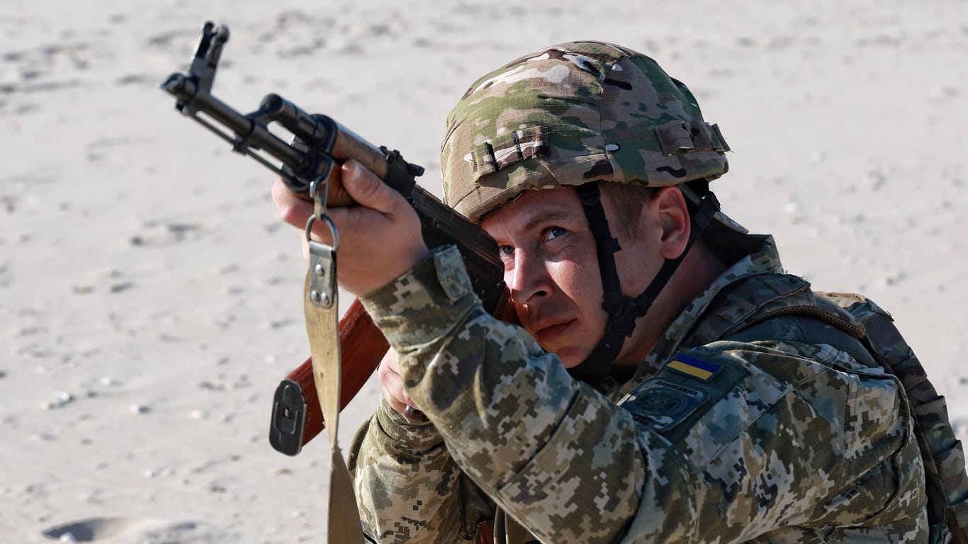 Ein ukrainischer Soldat im Einsatz: Dutzende Menschen sollen sich Behindertengrade gekauft haben, um nicht eingezogen werden zu können.