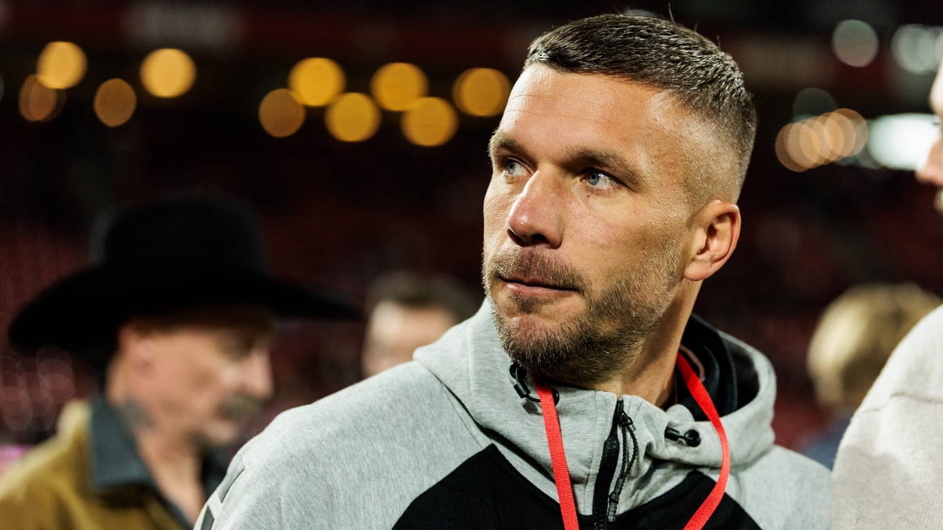 Lukas Podolski: Er bestreitet in Köln sein Abschiedsspiel.