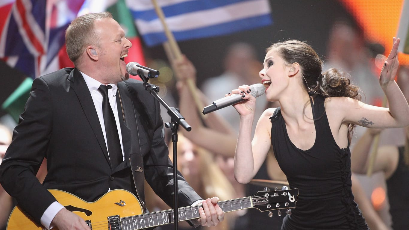 Stefan Raab und Lena Meyer-Landrut: Gemeinsam holten sie die ESC-Trophäe 2010 nach Deutschland.