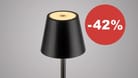 Heute bekommen Sie eine praktische LED-Stehlampe mit Akku zum Sparpreis im Aldi-Onlineshop.