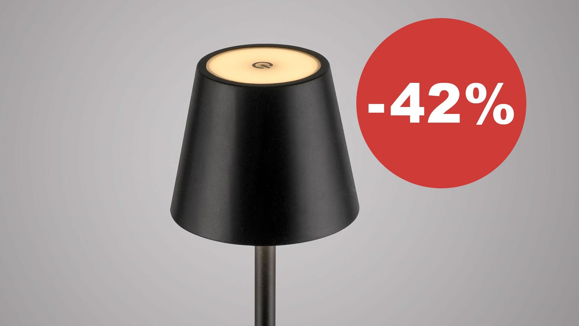 Heute bekommen Sie eine praktische LED-Stehlampe mit Akku zum Sparpreis im Aldi-Onlineshop.