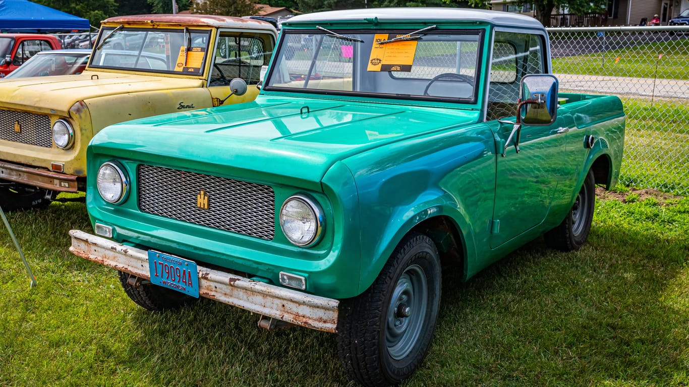 Noch heute begehrt: der originale Scout von International Harvester.