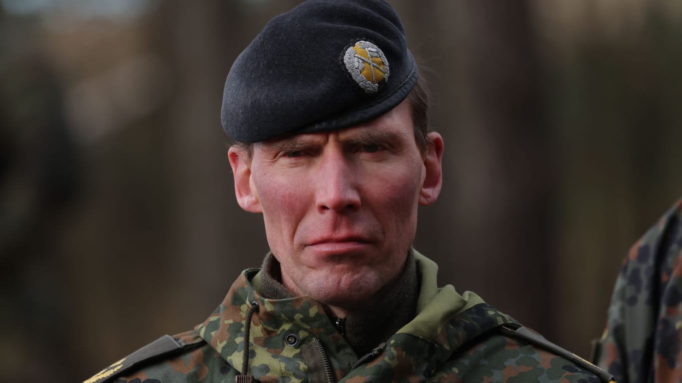 Der Generalmajor der Bundeswehr, Christian Freuding, versichert der Ukraine die lang anhaltende deutsche Unterstützung.