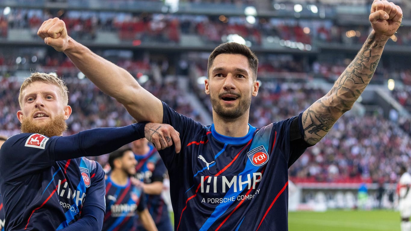 Ein Traumduo in Heidenheim: Jan-Niklas Beste (l.) und Tim Kleindienst.