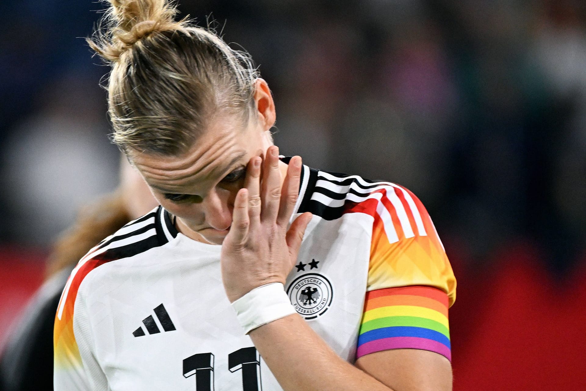 Alexandra Popp: Die langjährige Nationalstürmerin spielte am Montag letztmals im DFB-Trikot.