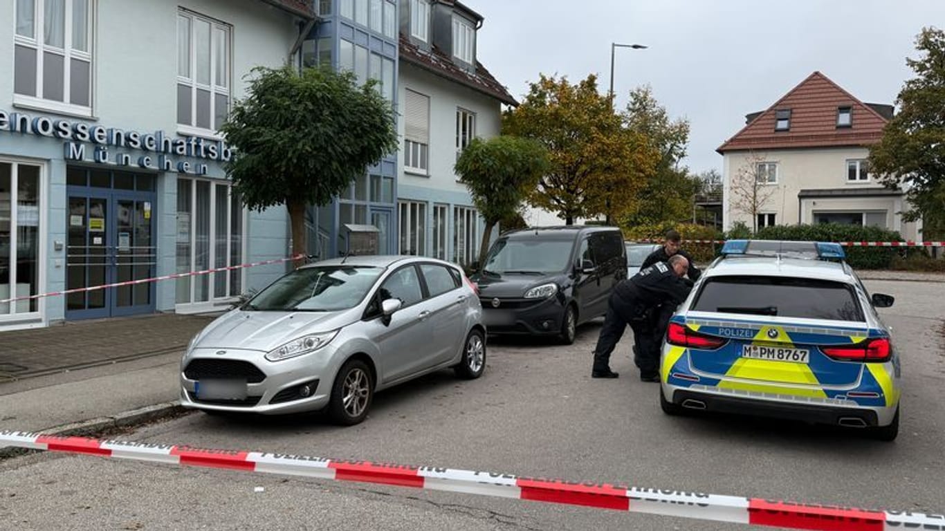 Polizeieinsatz in München: Dort wurde eine Bank überfallen.