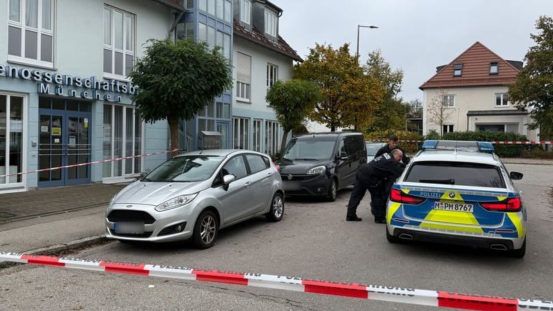 Polizeieinsatz in München: Dort wurde eine Bank überfallen.