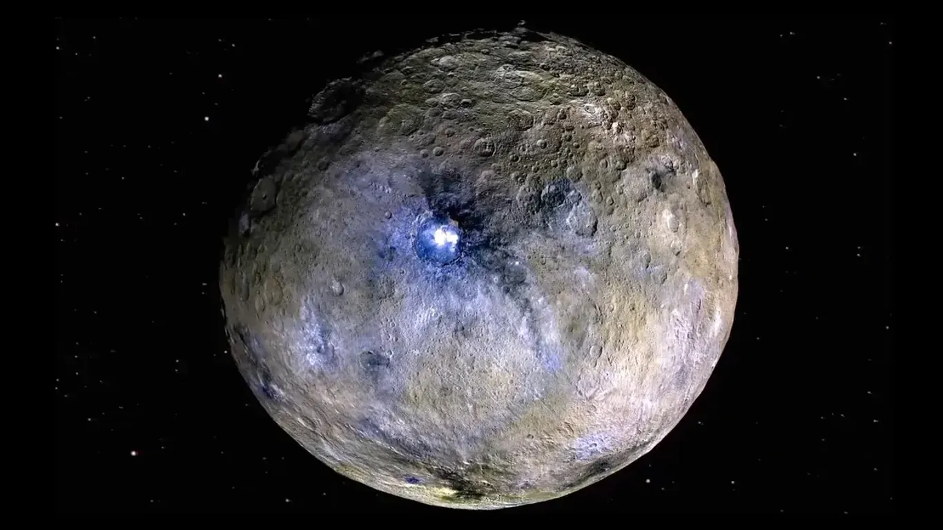 Der Zwerplanet Ceres: Die Aufnahme wurde im Rahmen der "Dawn"-Mission der Nasa gemacht.