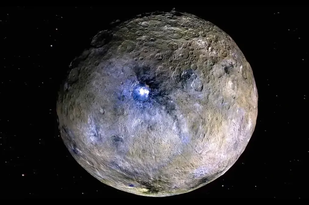 Der Zwerplanet Ceres: Die Aufnahme wurde im Rahmen der "Dawn"-Mission der Nasa gemacht.