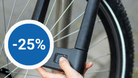 Aktuell im Aldi-Onlineshop: Sichern Sie Ihr Fahrrad oder E-Bike mit dem reduzierten Bügelschloss mit Fingerabdrucksensor von Prophete.