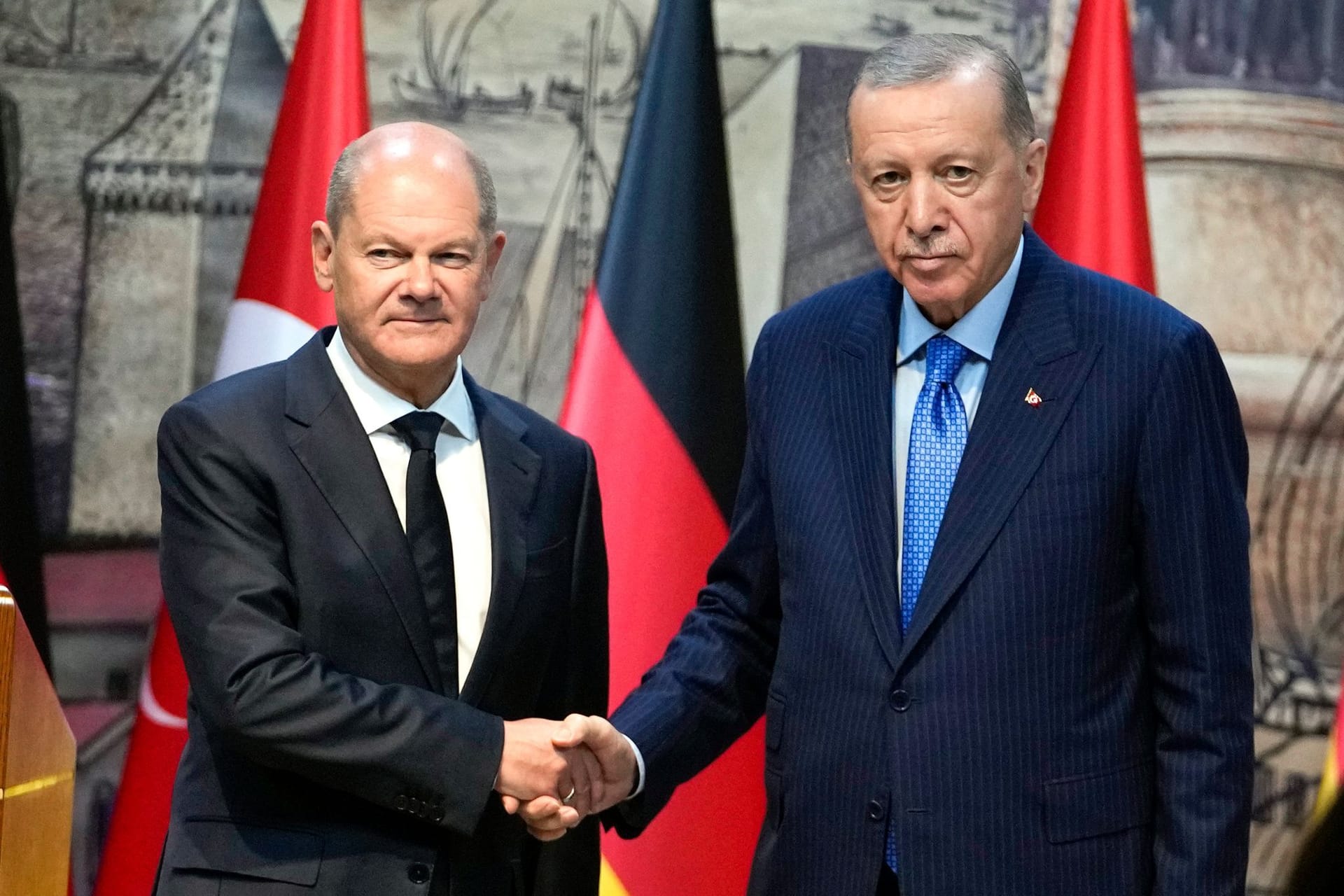 Scholz trifft Erdogan in Istanbul