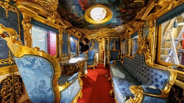 Restoration of royal train: “Versailles on wheels” in Nuremberg