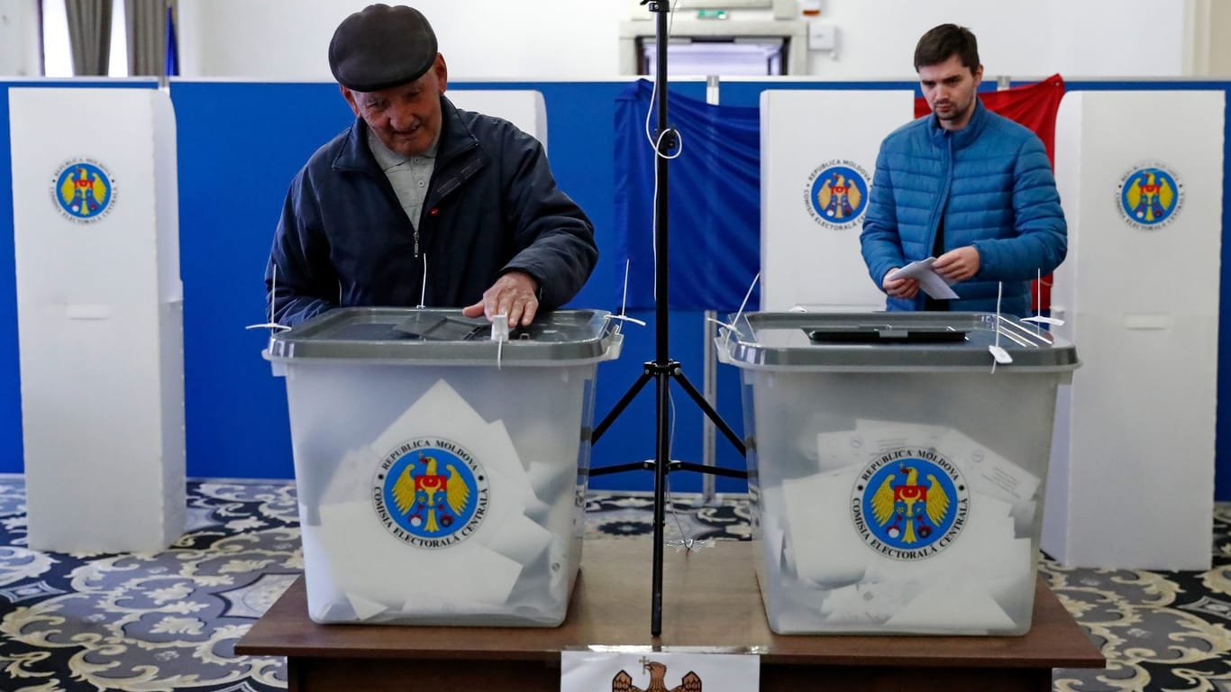 Die Präsidentschaftswahl in Moldau wird in einer Stichwahl münden.