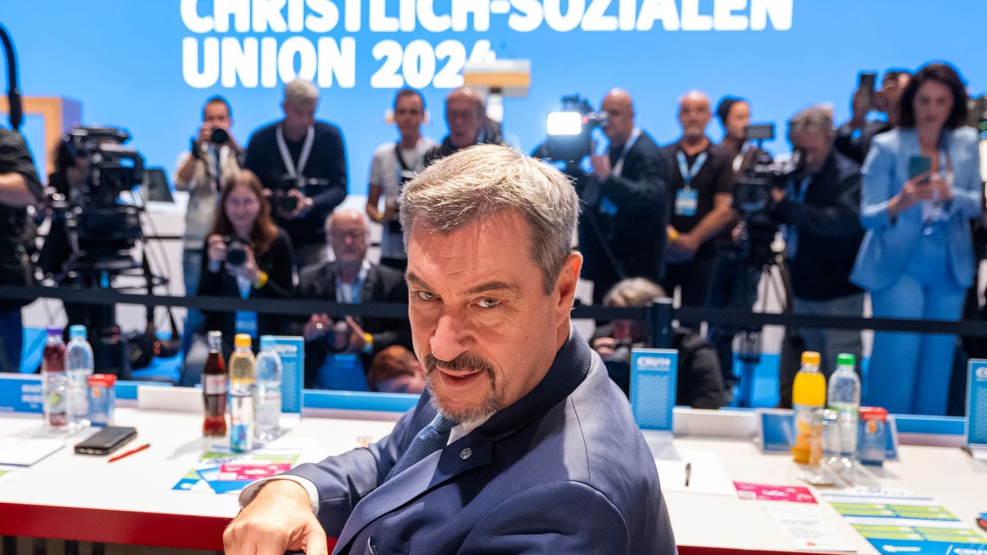 Beginn Parteitag CSU Beginn Parteitag CSU