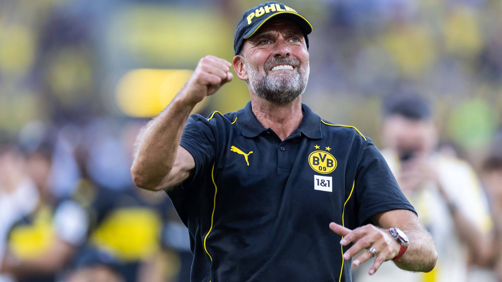 Jürgen Klopp beim Abschiedsspiel von Jakub Blaszczykowski und Lukas Piszczek im September: Die BVB-Ikone hat bei Red Bull angeheuert.