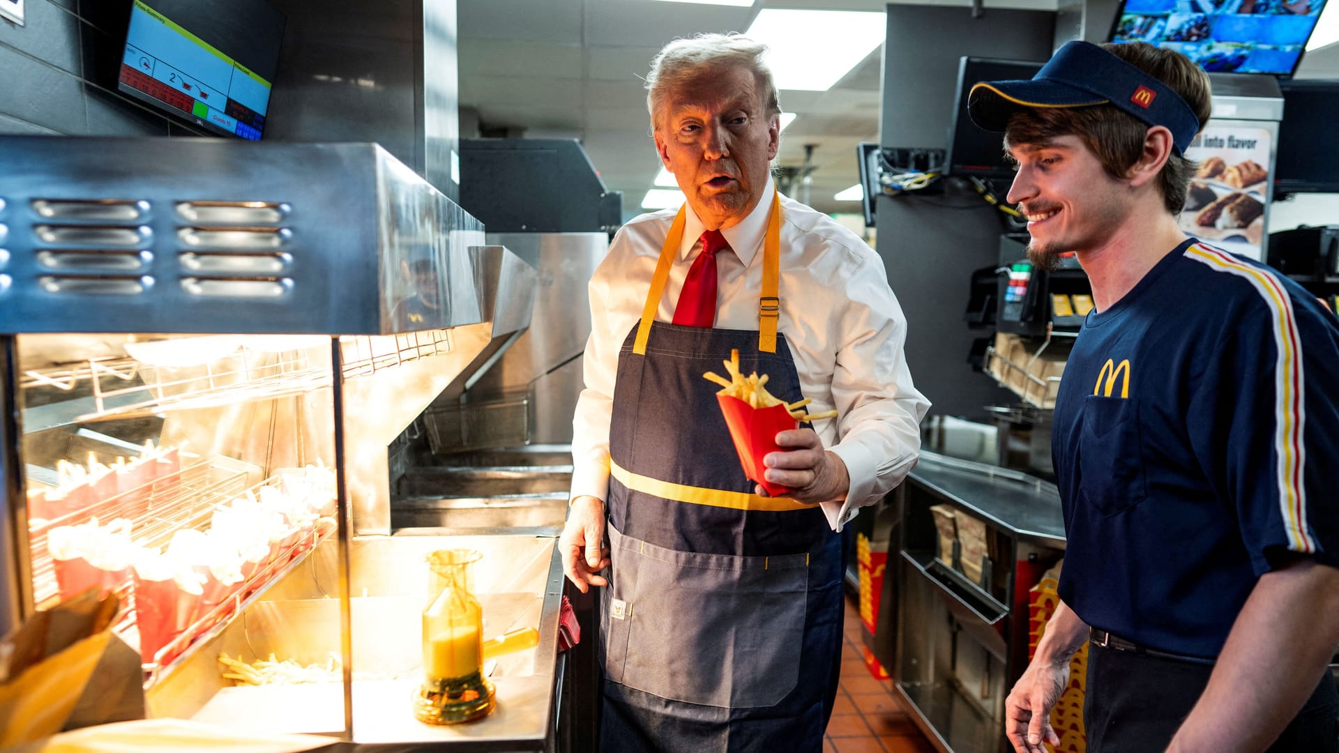 Messbare Wirkung: Ausschläge nach oben nach Trumps McDonald's-Aktion