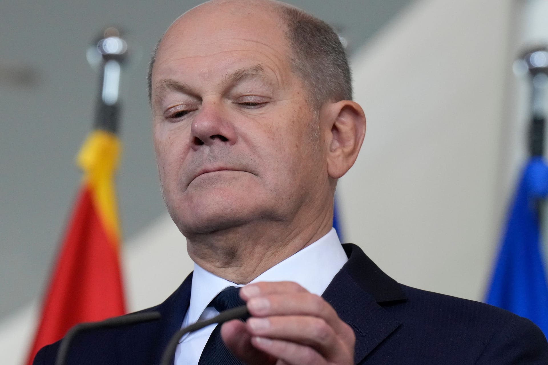 Bundeskanzler Olaf Scholz: Türmer wirft ihm Einschüchterung vor.